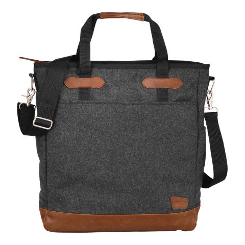 Field &amp; Co.® Campster Wool 15&quot; Computer Tote Standard | Charcoal | No Imprint | not available | not available