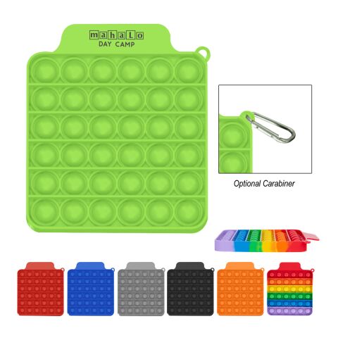 Push Pop Square Stress Reliever Game Gray | No Imprint | not available | not available