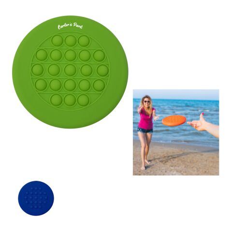 Push Pop Stress Reliever Flying Disc Blue | No Imprint | not available | not available