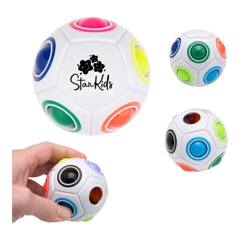 Stress Pop Ball Game White | Pad Print | Side1