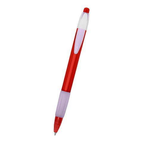 Radiant Pen Frost Red | 1-color Screen Print | Barrel | 1.75 Inches × 0.62 Inches