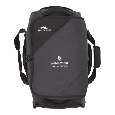 High Sierra Forester RPET 22&quot; Wheeled Duffel Standard | Graphite | No Imprint | not available | not available