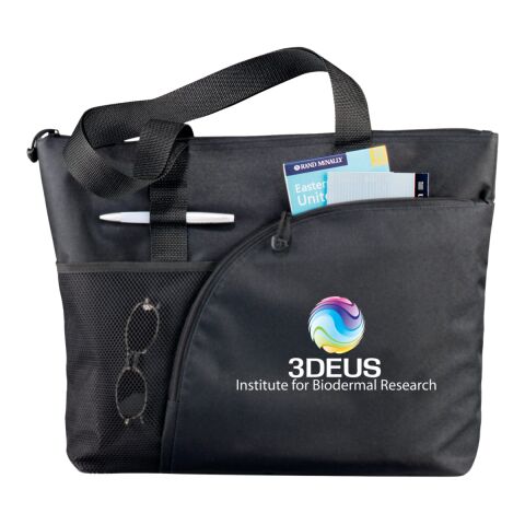 Excel Sport Zippered Utility Business Tote Black | No Imprint | not available | not available