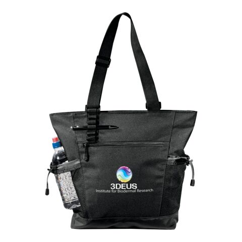 Urban Passage Zippered Travel Business Tote Black | No Imprint | not available | not available