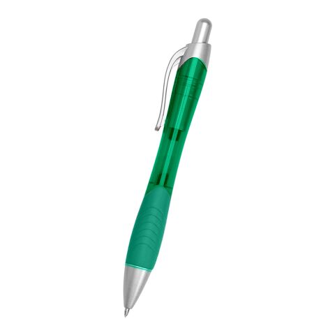 Rio Gel Pen With Contoured Rubber Grip Transparent Green