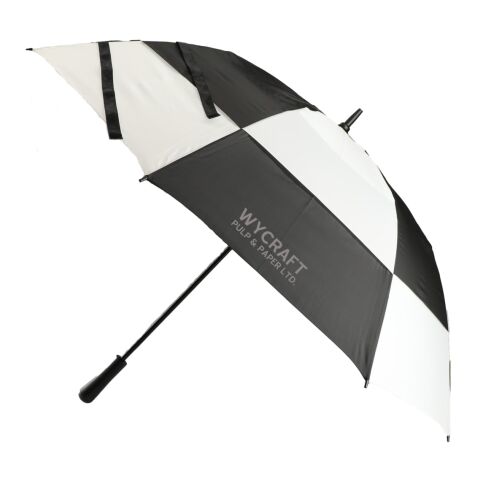 Totes 64&quot; UV Protection Auto Open Golf Umbrella Standard | Black-White | No Imprint | not available | not available