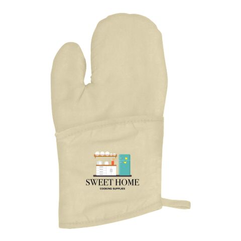 Quilted Cotton Canvas Oven Mitt Beige | No Imprint | not available | not available