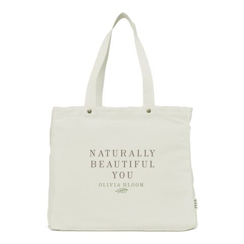 FEED Organic Cotton Rivet Tote Standard | White | No Imprint | not available | not available