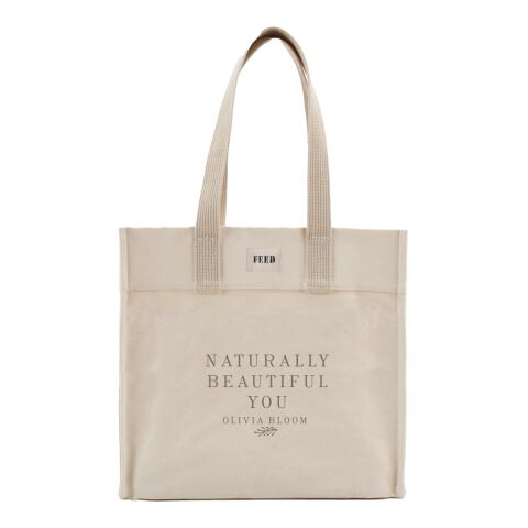 FEED Organic Cotton Market Tote Standard | Natural | No Imprint | not available | not available