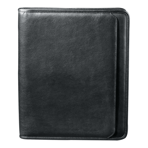 Manhattan Zippered Padfolio Standard | Black | No Imprint | not available | not available