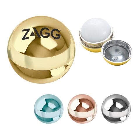 Metallic Lip Moisturizer Ball Gold | 1 color PAD PRINT | Top