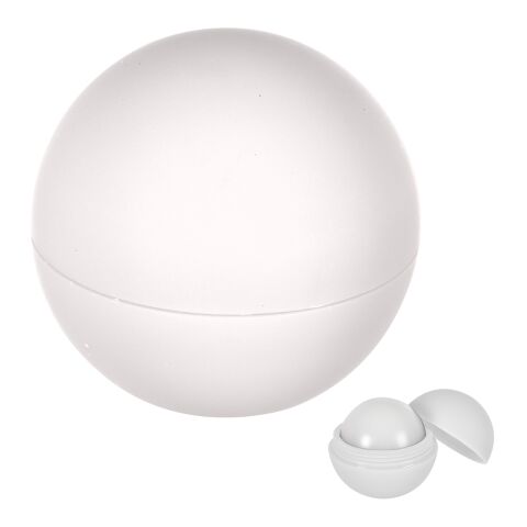 Rubberized Lip Moisturizer Ball White | No Imprint | not available