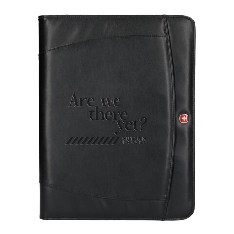 Wenger Recycled Zippered Padfolio Standard | Black | No Imprint | not available | not available