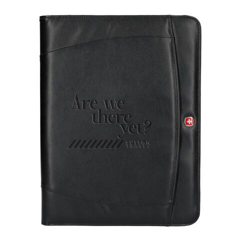 Wenger Recycled Zippered Padfolio Standard | Black | No Imprint | not available | not available