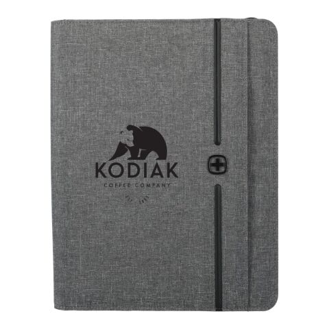 Wenger RPET Zippered Padfolio Standard | Gray | No Imprint | not available | not available