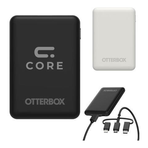 OtterBox 5000 MAH 3-IN-1 Mobile Charging Kit White | 1-color Screen Print | Front | 1.50 Inches × 2.25 Inches