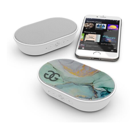 Luna Surround Sound Wireless Speakers White | 4 Color Process | GIFTBOX | 7.13 Inches × 5.63 Inches