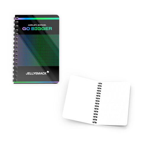 Powerstick Acron Side Bound Notebook White | 4 Color Process | Front | 5.50 Inches × 3.50 Inches