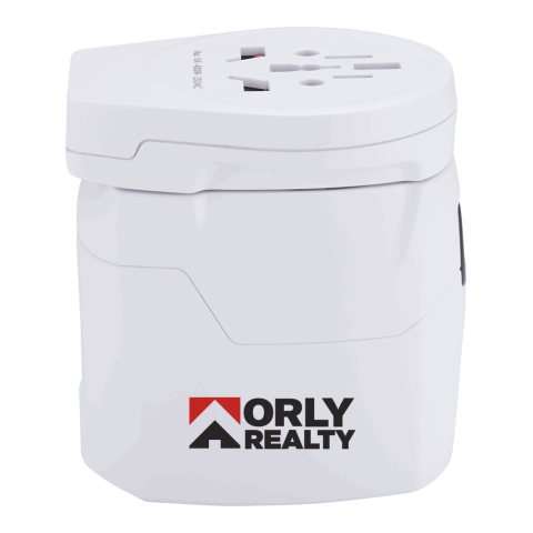 SKROSS World Travel Adapter PRO World &amp; USB Standard | White | No Imprint | not available | not available