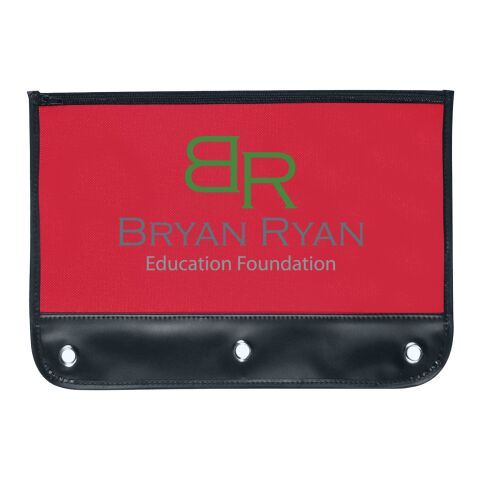 Zippered Pencil Case Red with Black | No Imprint | not available | not available