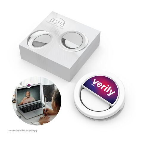 Aura Clip-On Ring Light &amp; Camera Cover White | No Imprint | not available | not available