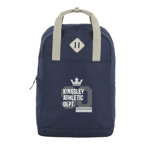 Lanier Recycled 15&quot; Laptop Backpack Navy | No Imprint | not available | not available