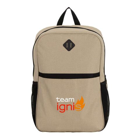 Parker Recycled 17&quot; Laptop Backpack Tan | No Imprint | not available | not available