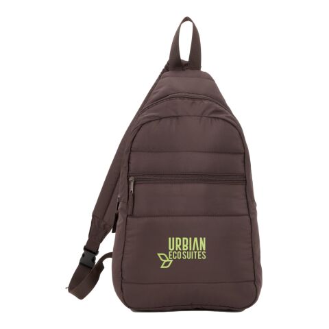 Recycled Puffer Sling Backpack 