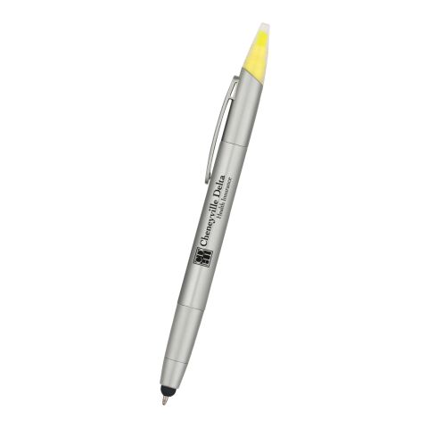 3-In-1 Pen With Highlighter and Stylus Silver | No Imprint | not available | not available
