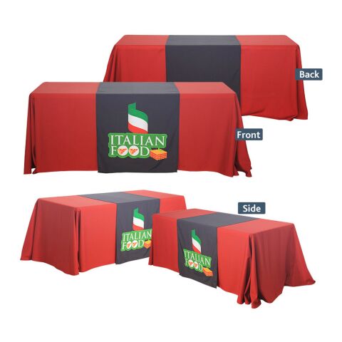 Table Runner for 8&#039; Table White | 4 Color Process | Front | 88.00 Inches × 30.00 Inches