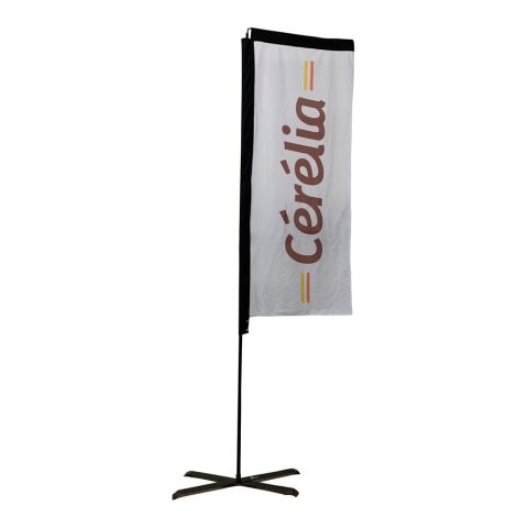 Rectangle Advertising Flag - 10&#039; White | Sublimation | Item | 27.60 Inches × 70.80 Inches