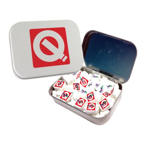 Large Tin With Printed Mints No Imprint
