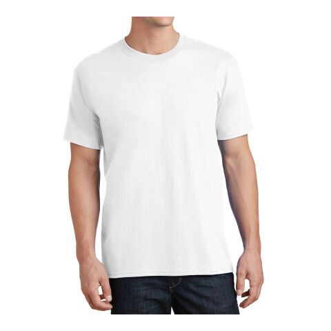 Port &amp; Company® Core Cotton T-Shirt White | L | No Imprint