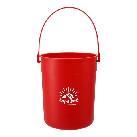 87oz Pail with Handle Red | No Imprint | not available | not available