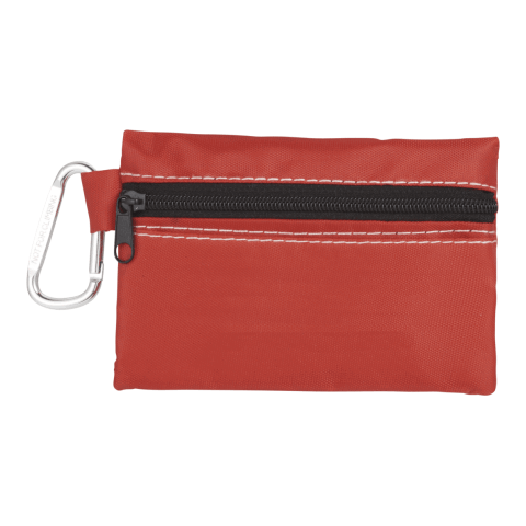 Zippered 20-Piece First Aid Pouch Standard | Red | No Imprint | not available | not available