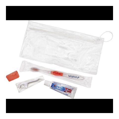 Teen Wellness 5-Piece Kit Orange | 1 color Screen Print |  - Centered On Pouch | 3.25 Inches × 3.25 Inches