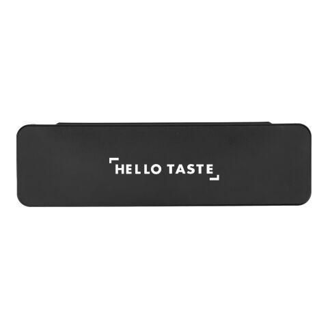 Recycled Plastic Utensil To Go Set Black | No Imprint | not available | not available