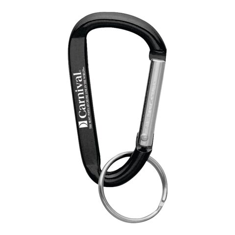Small Carabiner Key Ring Standard | Black | No Imprint | not available | not available