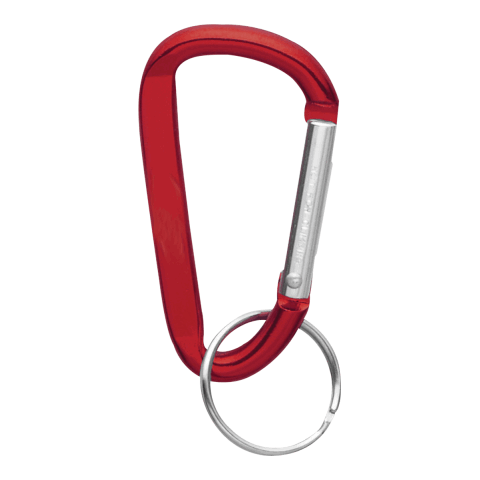 Small Carabiner Key Ring Standard | Red | No Imprint | not available | not available