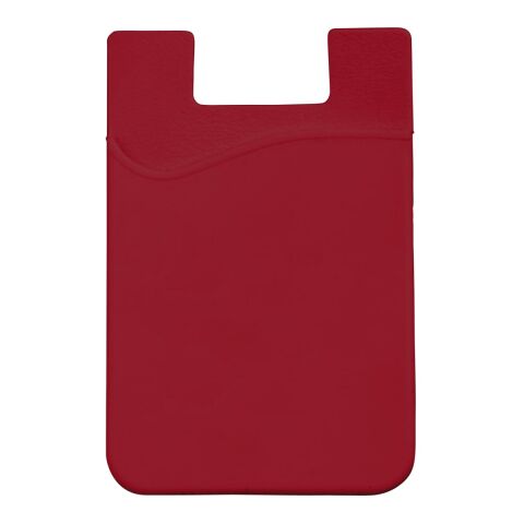 Slim Silicone Card Wallet Standard | Red | No Imprint | not available | not available