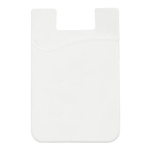Slim Silicone Card Wallet Standard | White | No Imprint | not available | not available