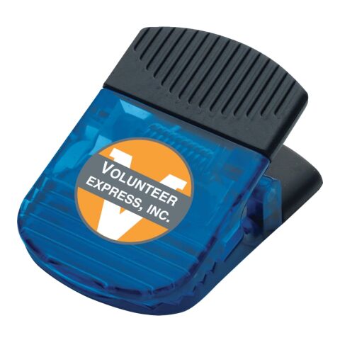 Jumbo Magnetic Memo Clip Transparent-Blue | No Imprint | not available | not available
