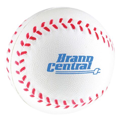 Baseball Stress Reliever Standard | White-Red | No Imprint | not available | not available