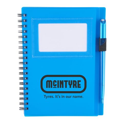 5.5&quot; x 7&quot; Star Spiral Notebook w/Pen Blue | No Imprint | not available | not available