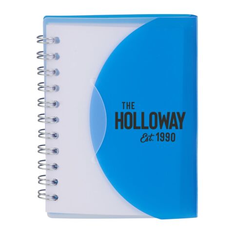 3&quot; x 4.5&quot; Post Spiral Notebook Transparent-Blue | No Imprint | not available | not available