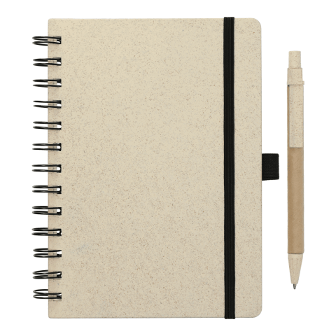 5&quot; x 7&quot; Wheat Straw Notebook With Pen 