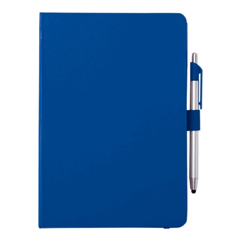 6&quot; x 8.5&quot; Crown Journal with Pen-Stylus Standard | Blue | No Imprint | not available | not available