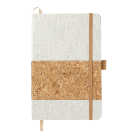 5.5&quot; x 8.5&quot; Recycled Cotton and Cork Bound Noteboo Standard | Natural | No Imprint | not available | not available