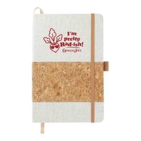5.5&quot; x 8.5&quot; FSC® Mix Recycled Cotton Cork Notebook Natural | No Imprint | not available | not available