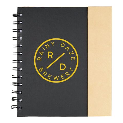 6.5&quot; x 7&quot; Lock-it Spiral Notebook w/Pen Standard | Black | No Imprint | not available | not available